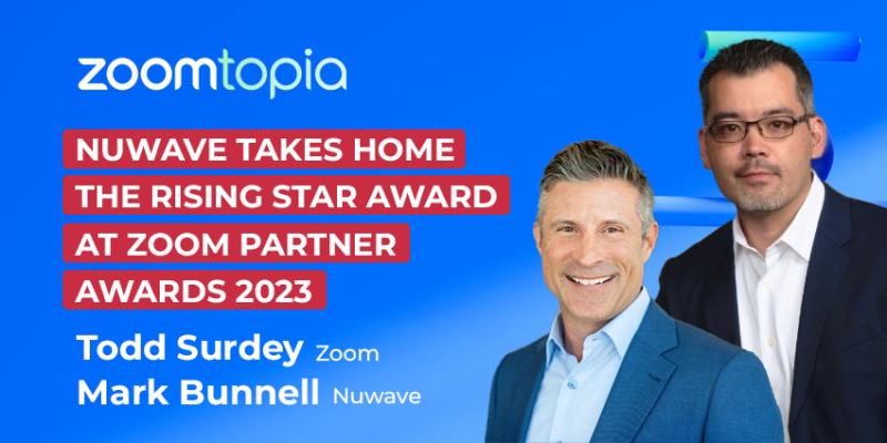 Rising Star Award at Zoom Partner Awards 2023